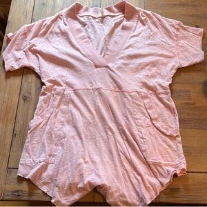 Free People Tshirt Romper